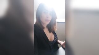 Sucking cock under the table