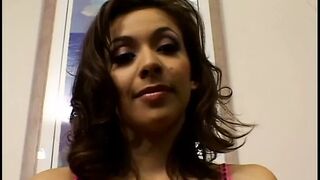 Sexy Latina girl gets fucked – anal and a facial