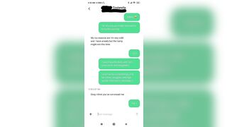 Persistence Pays Off ( Tinder & Text Conversation)