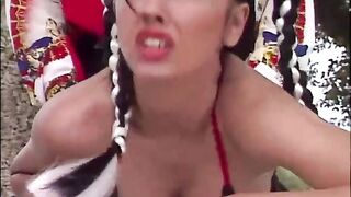 Carmen Enjoys Sex in the Garden