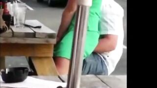 Couple having sex in a restaurant