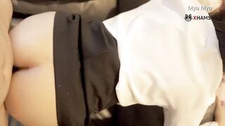 Myanmar Office girl twist her Ass