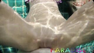 Paradise Gfs - Twins get fucked in swimming pool P2