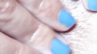 Extreme close up anal play and fingering asshole