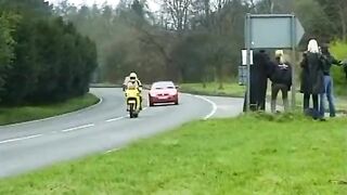 Crazy chicks go publish flashing after anal group sex