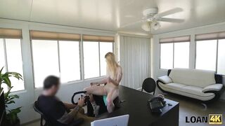 LOAN4K. Babe should pass casting in the office to get