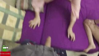 Tuerking and orgy between two couples. CRI
