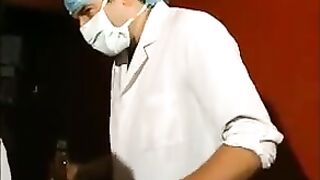 Fat French mature gets weird anal insertions