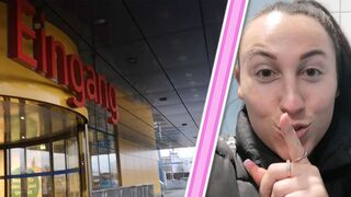 PUBLIC masturbation in the furniture store! OMG, I hope no one notices!!!