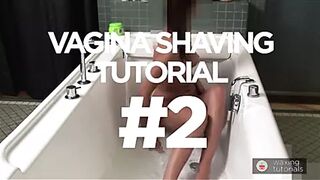 Vagina Shaving Tutorial uncensored Pubic Hair Removal