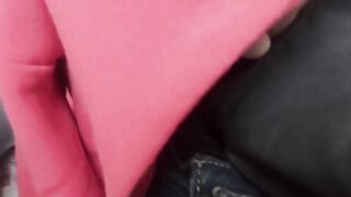 PUBLIC AIRPLANE Handjob and Blowjob - Lexi Aaane