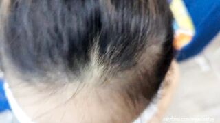 Chinese prostitute gives me a blowjob