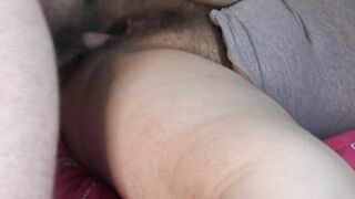 Bareback fucking with a hot college teen ends as creampie!