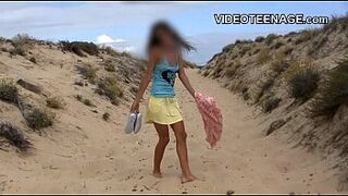 nudist teen at beach