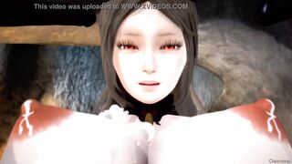 3D hentai 19 pregnant vampires and monsters