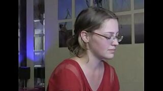 Shy school teacher