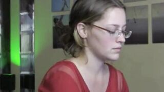Shy school teacher