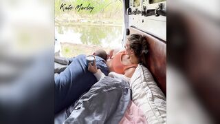 Fingering Kate Marley in Nature - Real Outdoor Orgasm