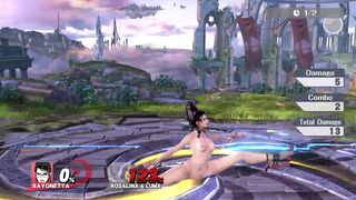 Sm4sh Nude Mods - Naked Bayonetta Showcase! [1080p 60fps]