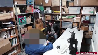 Teen babe fucked in front of her dad