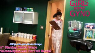 Naked Behind The Scenes From Alexis Grace, A Stimulating Exam, Failed Scene, Camera Fails, Watch Film At GirlsGoneGyno.c