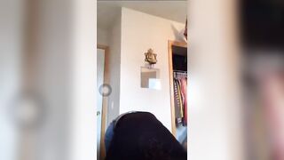18 yo Latina gets ready for school