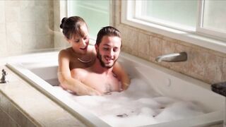 step mom natural tits help step son massage body