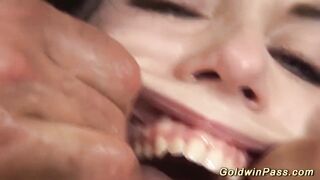 skinny babe extreme rough anal fisted