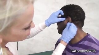 Racist Doctor Examines A Big n. Dick