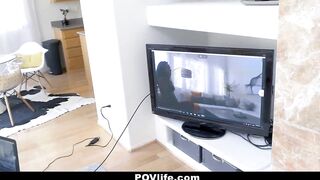 Tiny Latina Teen Fucked By PIzza Guy POV