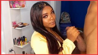 Sexy evil girl ruins 2 orgasms and still wants more cum (so messy!)