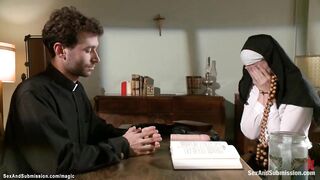 Priest fucks bound trouble makers
