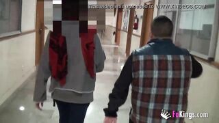 Fucking in the COLLEGE RESTROOMS. Potro and Pony mess things up with slutty teens