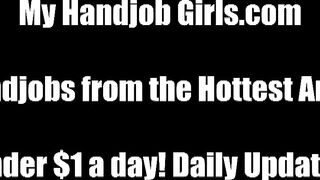 Bratty Chloe gives you a handjob!