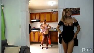Milf and Girlfriend Dual Fun