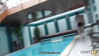 HUNT4K. Hottie earns cash by cheating on BF with another...