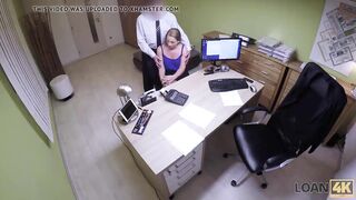 LOAN4K. Lustful manager bangs sexy teen client Nata Lee