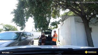 Roadside - Thick Blonde MILF Fucked By Roadside Assistance