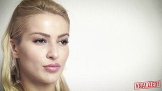 Cherry Kiss Euro Babe Jerks Cock Into Her Own Ass