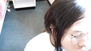 Schoolgirl secretly sucks her best friend Hector's penis