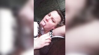 Interracial - Jacksonville Granny swallows another BBC
