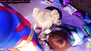 DragonBall Android 18 fucks with fuckmachine creampie cosplay babe Anal cosplay