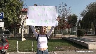 Fuck my Pussy, NOT the Planet!
