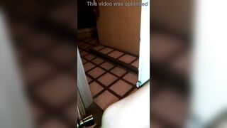 Wife Fucking in the hotel with open door rich moans