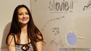 Eliza Ibarra Is Not Young For Gloryhole Fucking With BBC