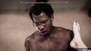 Black guy takes advantage of a blind virgin blonde teen