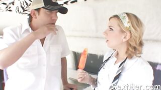 Blonde Lexi Belle Nailed Hard in Truck