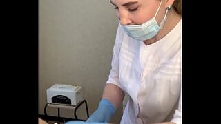 Dude spontaneously cum right on the procedure from the beautiful Russian master SugarNadya