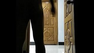 Striping Naked Infront Of Neighbours Door and Showing Dick