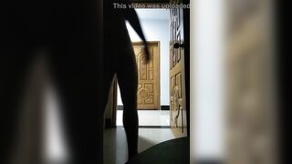 Striping Naked Infront Of Neighbours Door and Showing Dick